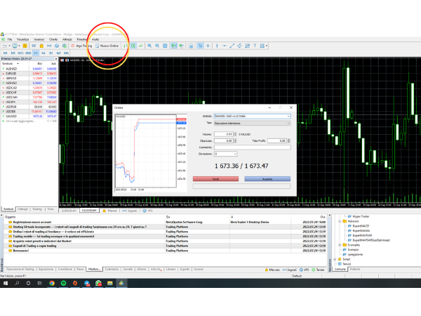 come avviare un trade su FP Markets